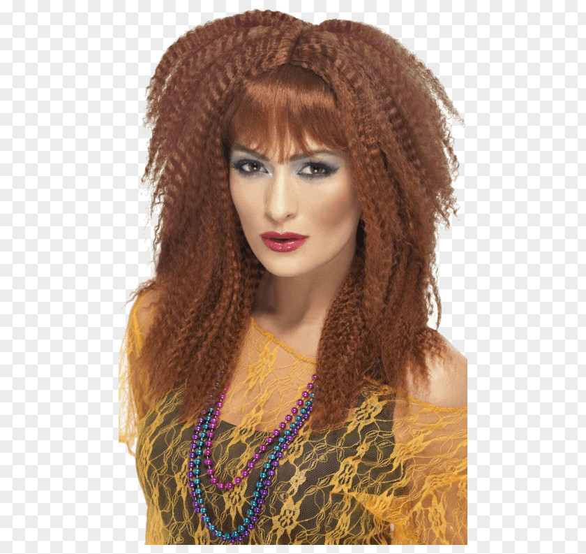 Dress 1980s Wig Costume Fashion Ponytail PNG