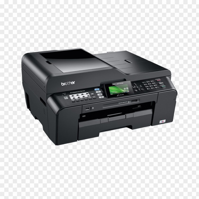 Dw Software Multi-function Printer Brother Industries Inkjet Printing PNG