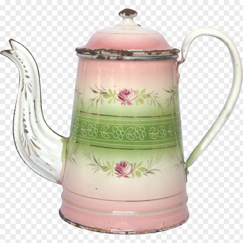 Kettle Teapot Porcelain Lid Tennessee PNG