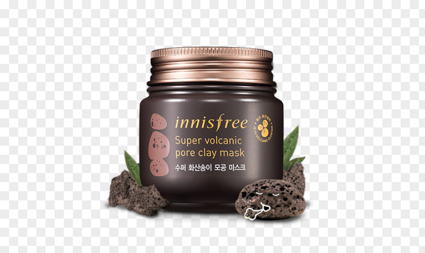 Mask Innisfree Super Volcanic Pore Clay Skin Jeju Island PNG