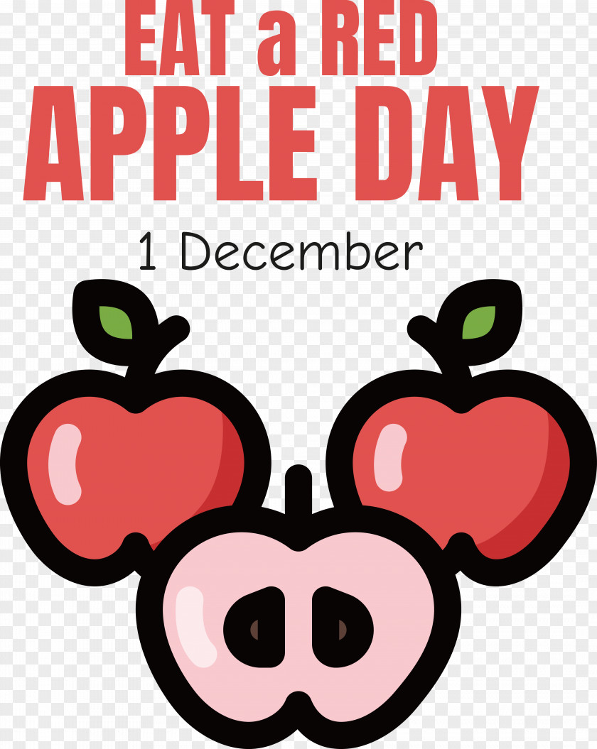 Red Apple Eat A Red Apple Day PNG