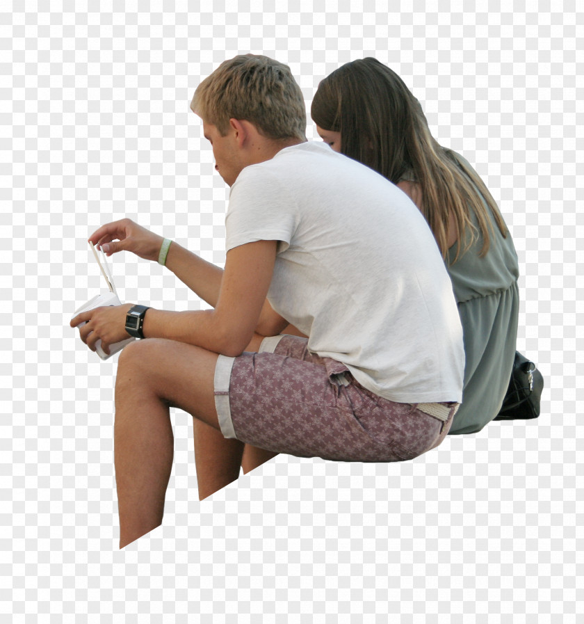 Sitting People PNG