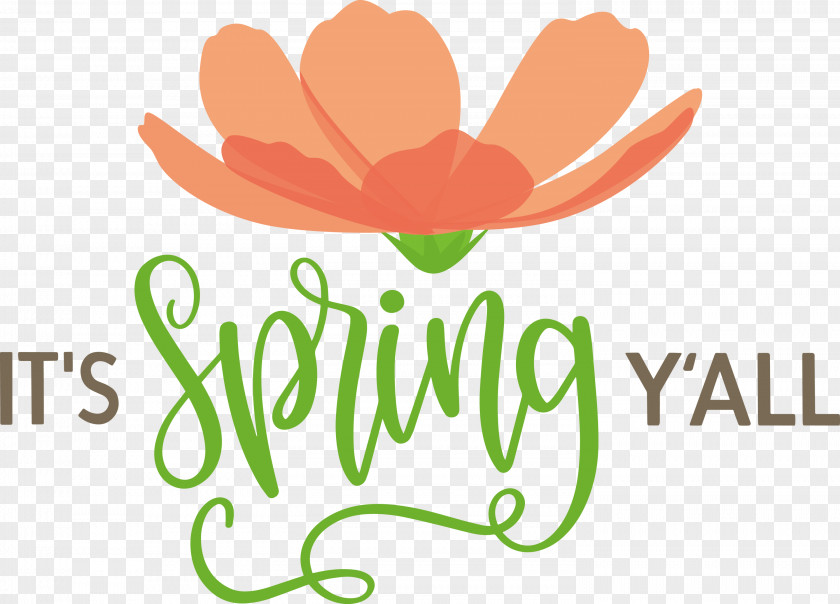 Spring Quote Message PNG