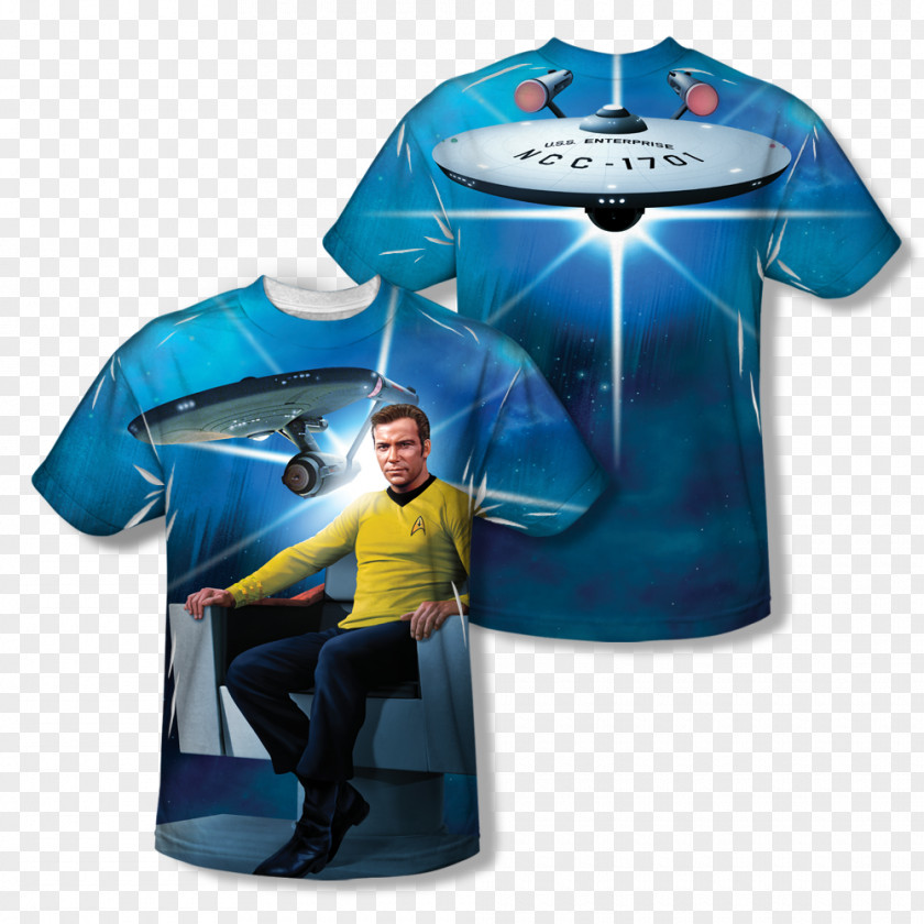 T-shirt James T. Kirk Scotty Clothing Sizes Spock PNG