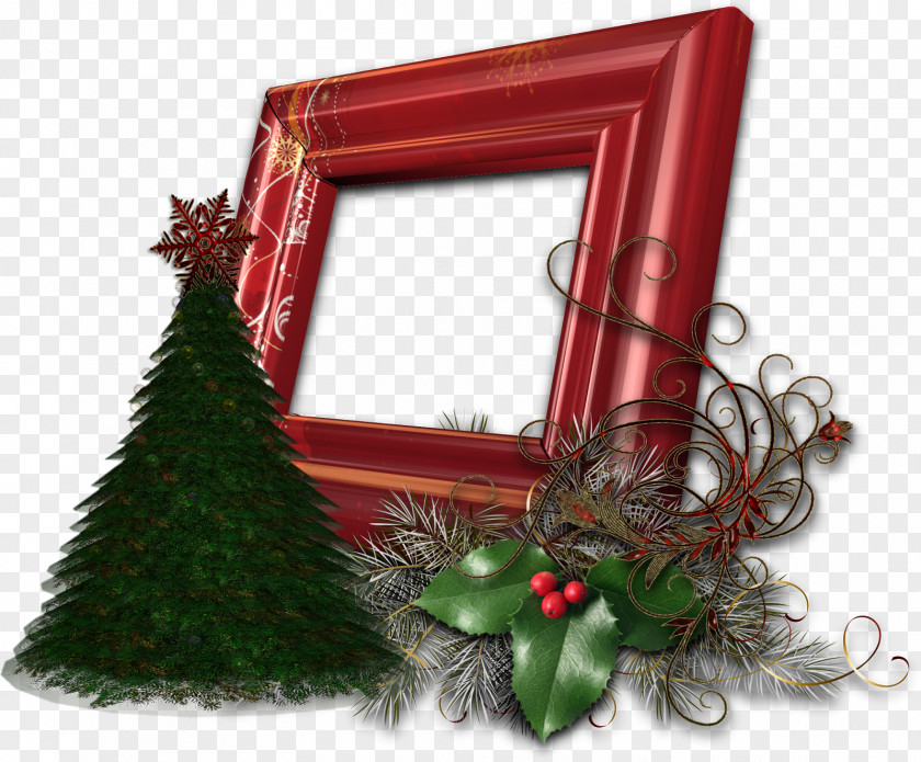 Christmas Tree Ornament Ded Moroz Picture Frames New Year PNG