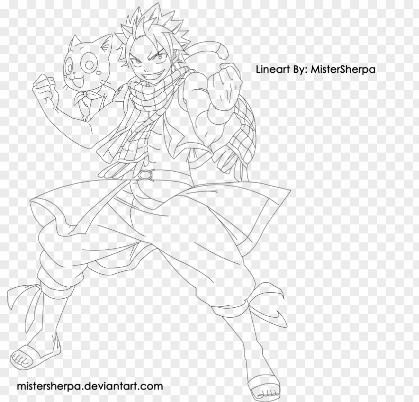 Fairy Tail Happy Sketch Illustration Visual Arts Drawing Line Art PNG