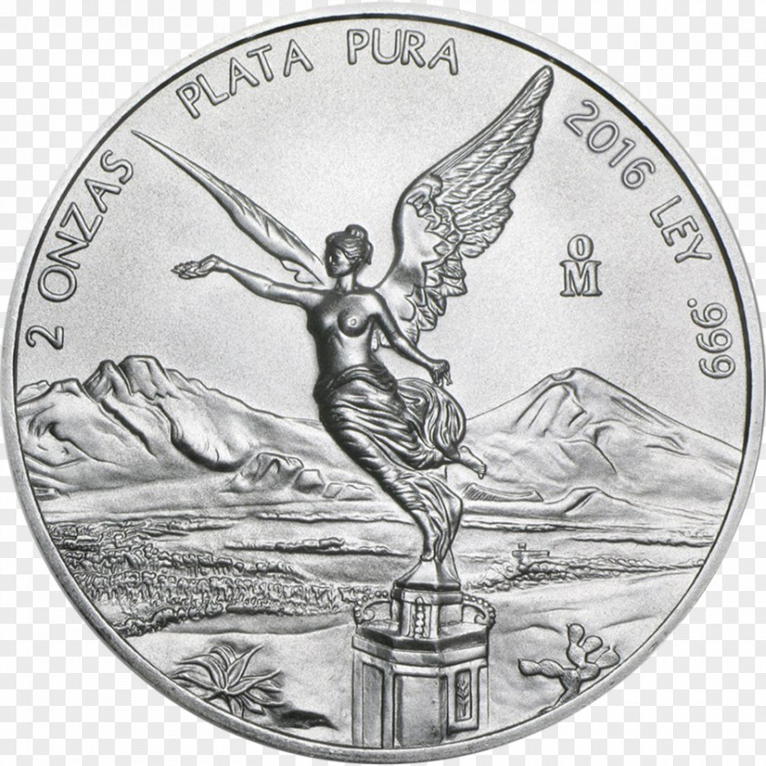 Metal Coin Libertad Ounce Silver PNG