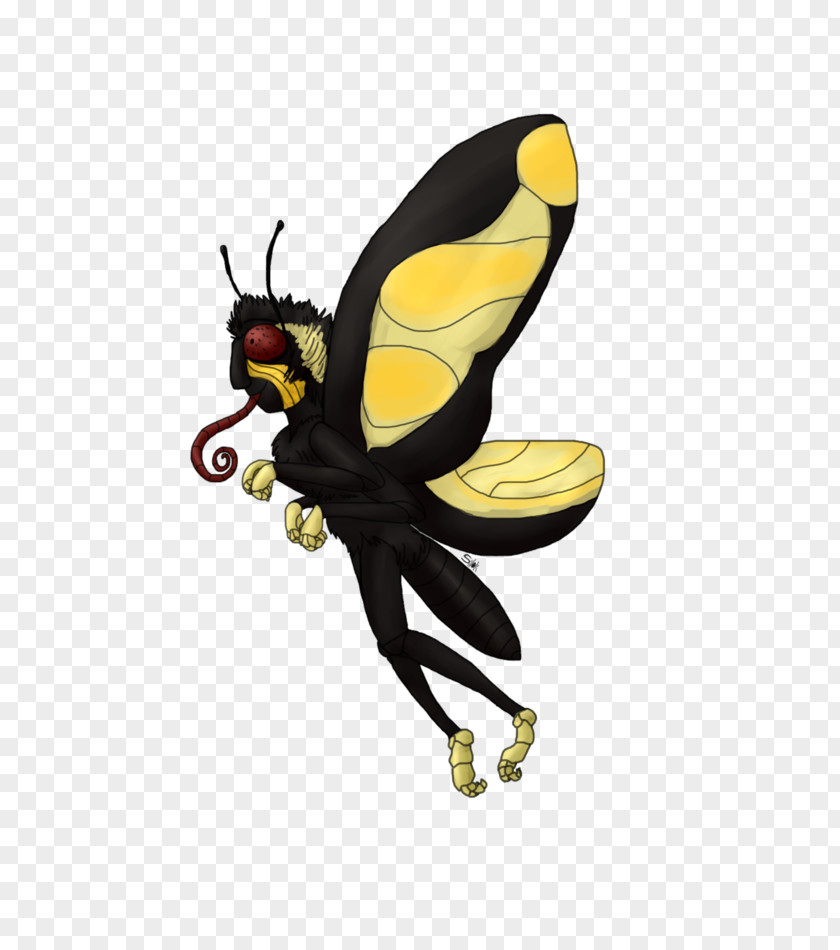 Mosquito Proboscis Honey Bee Butterfly Character PNG