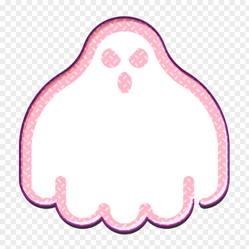Pink Scary Icon Ghost Halloween Horror PNG
