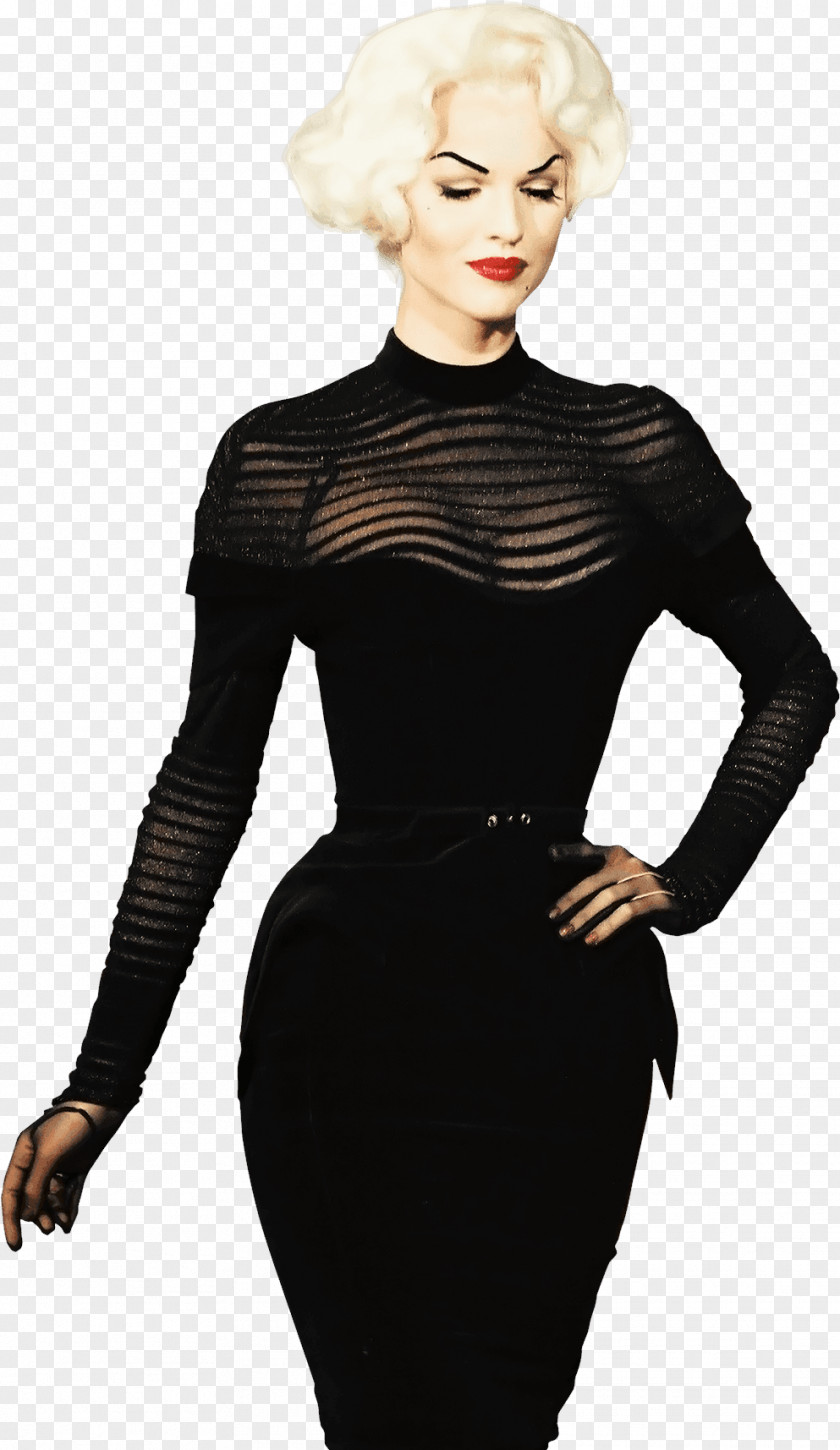 Model Eva Herzigová Little Black Dress Fashion PNG