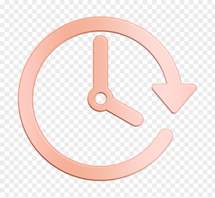 Symbol Pink Time Icon PNG