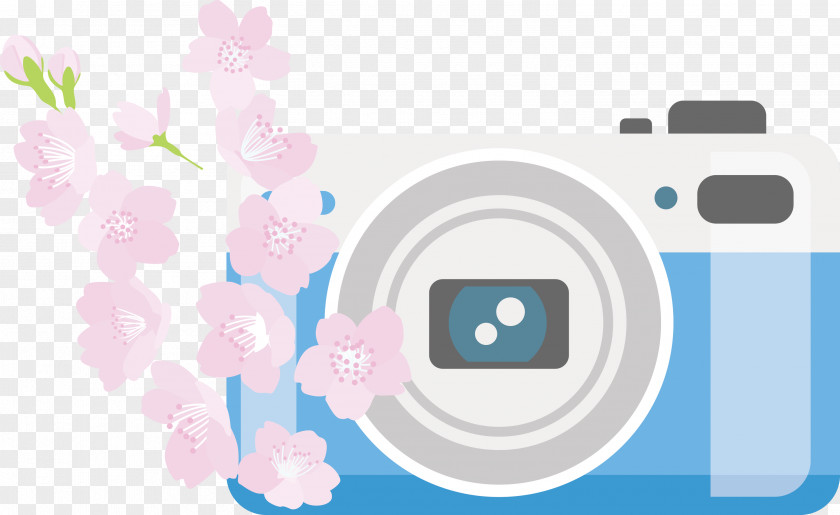 Camera Flower PNG