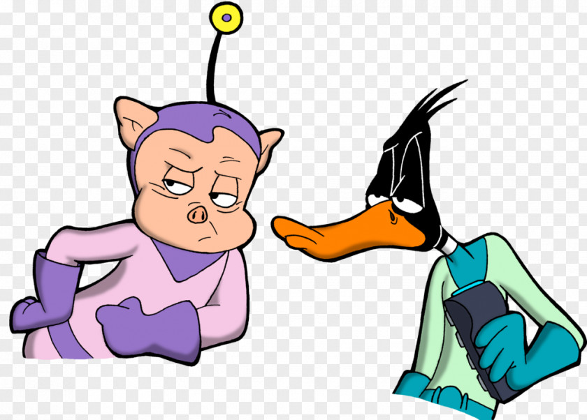 Funny Pictures Of Runners Daffy Duck Marvin The Martian Cartoon Clip Art PNG