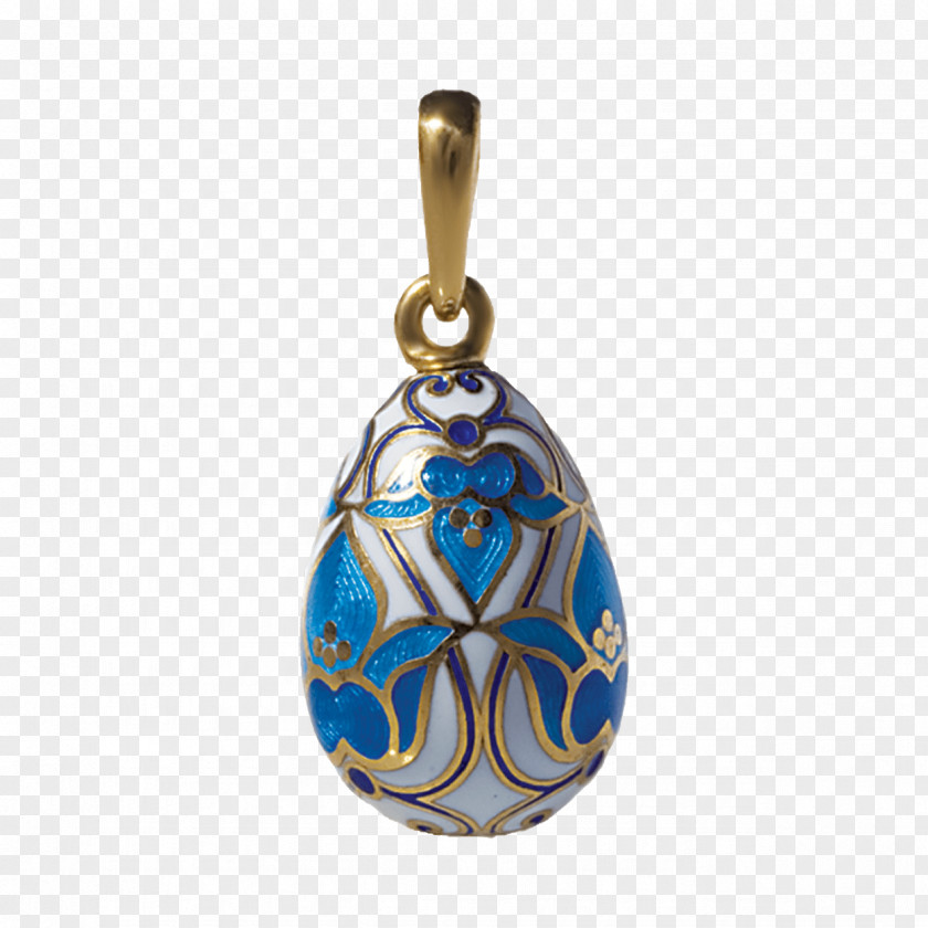 Jewellery Locket Oval M Cobalt Blue PNG