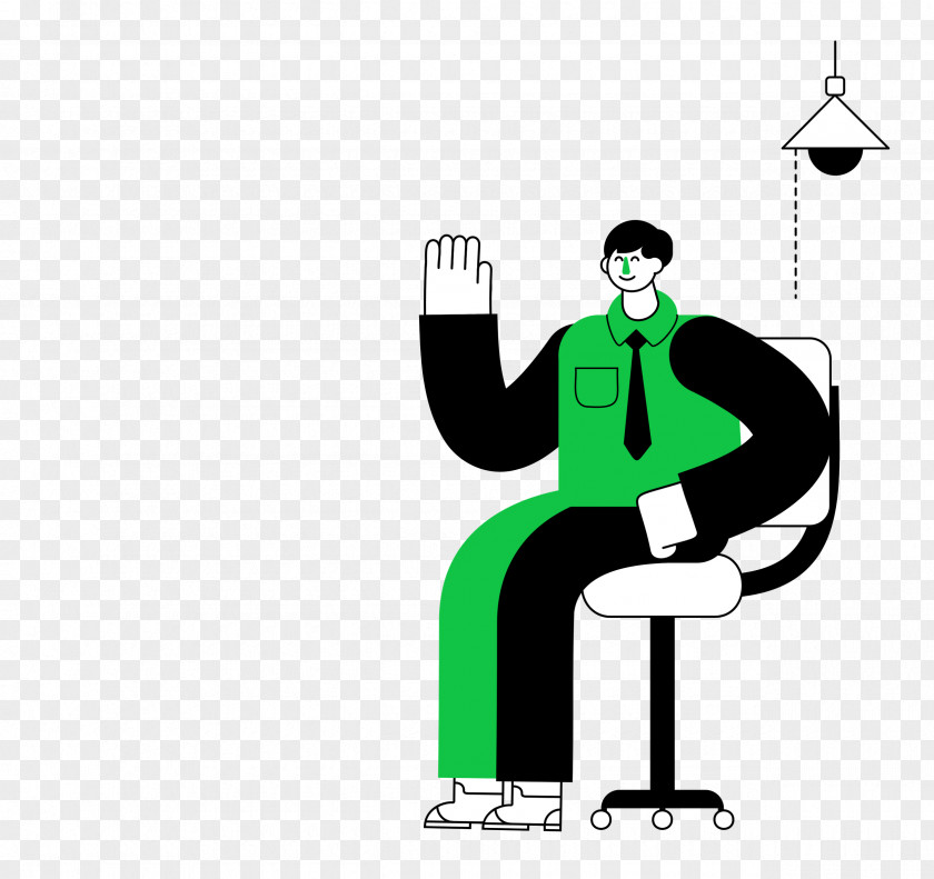 Logo Cartoon Character Green Meter PNG