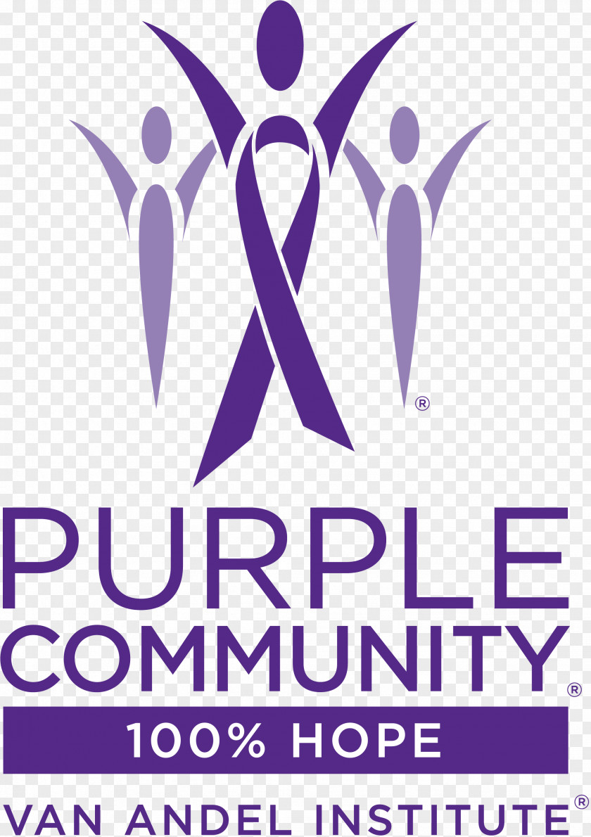 Purple Tree Van Andel Institute Logo Community Color PNG