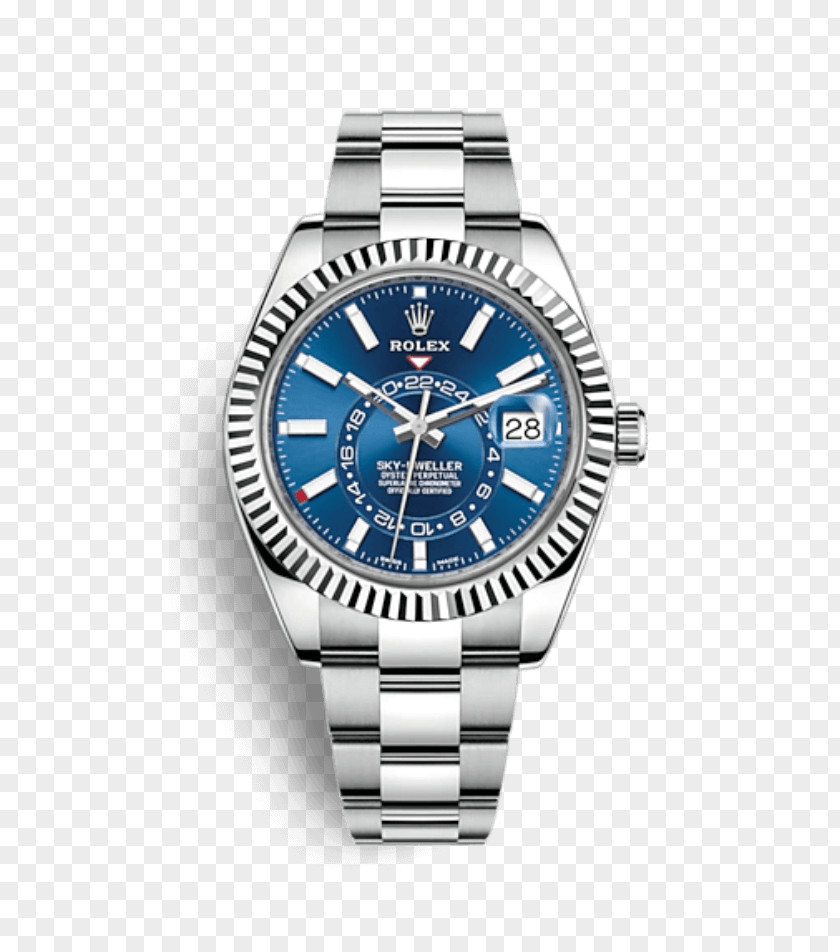 Rolex Sea Dweller Sky-Dweller Steel Watch PNG