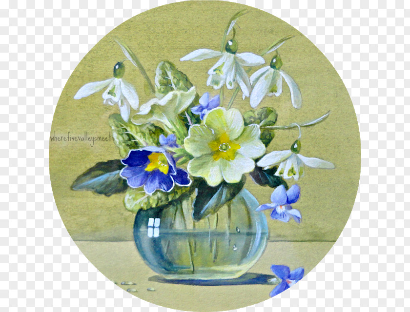 Vase Floral Design Violet Tableware PNG
