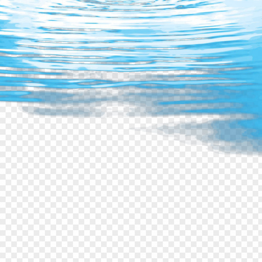 Blue Water Ripples Sky Pattern PNG
