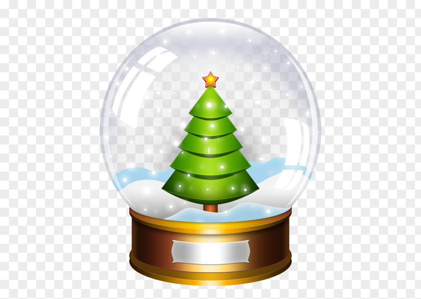 Glass Ball Christmas Wish Snow Globes Clip Art PNG