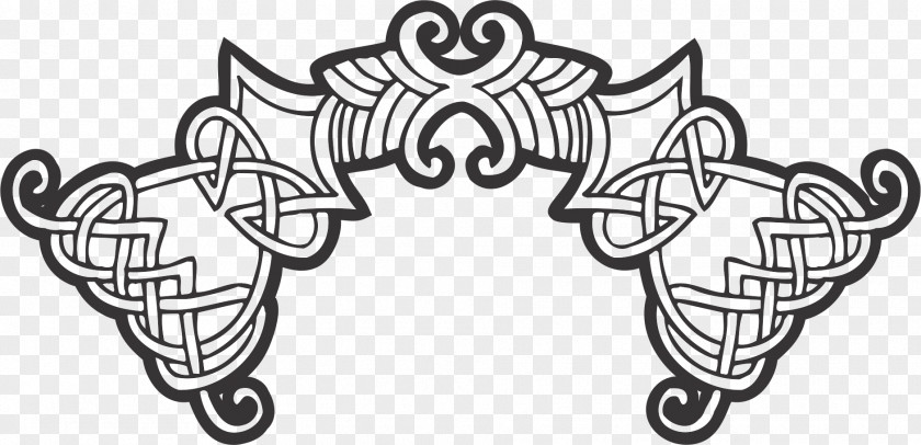 Variety Of Vintage Ornament Celtic Knot Celts Drawing PNG