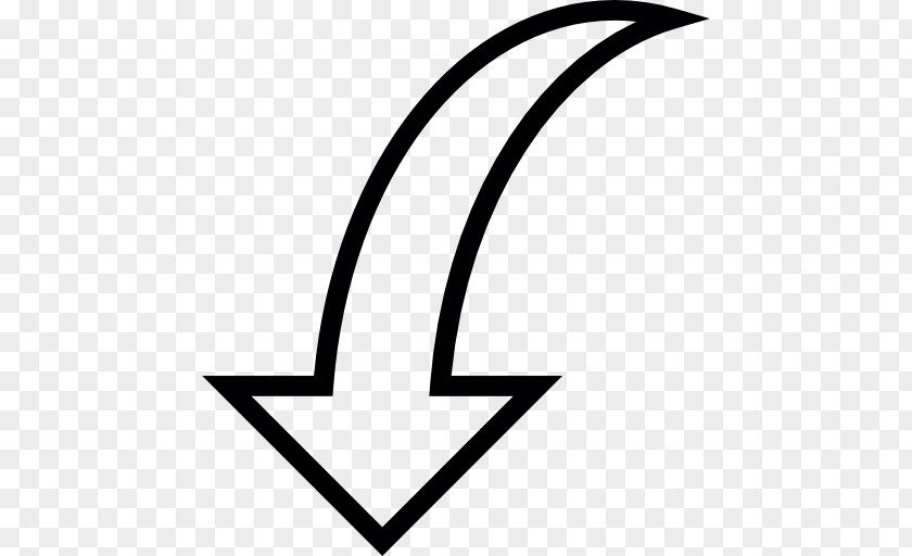 Curved Vector Arrow Symbol Curve PNG