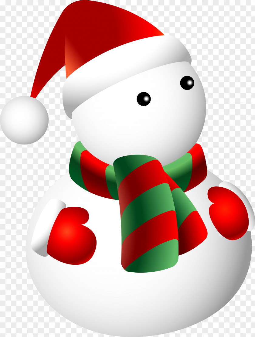 Snowman Santa Claus Christmas Clip Art PNG