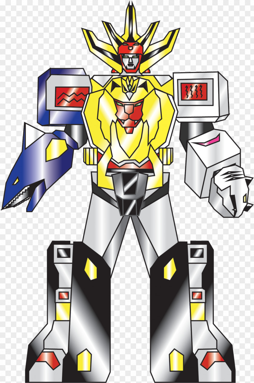 WİLD Power Rangers Wild Force Koragg The Knight Wolf Drawing Zord Super Sentai PNG