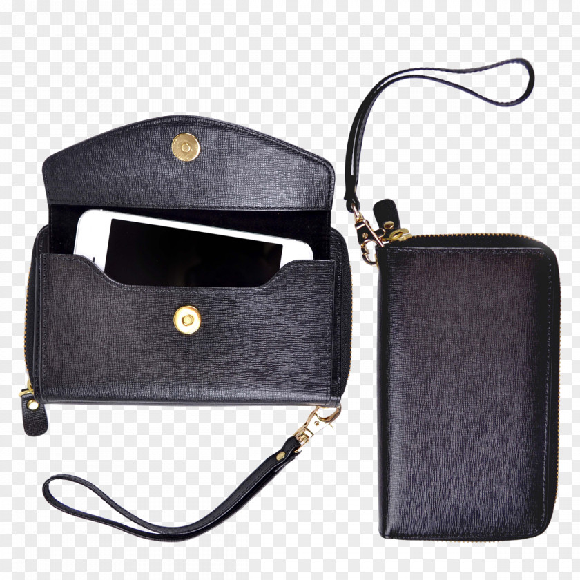 Wallet Handbag Leather Coin Purse Strap PNG
