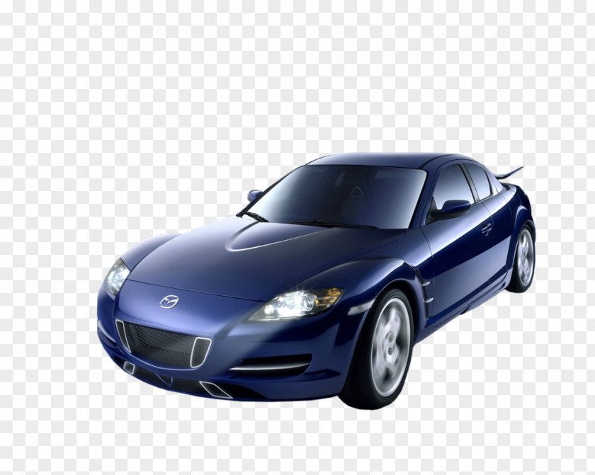 Blue Mazda Roadster 2004 RX-8 Car RX-7 RX-3 PNG