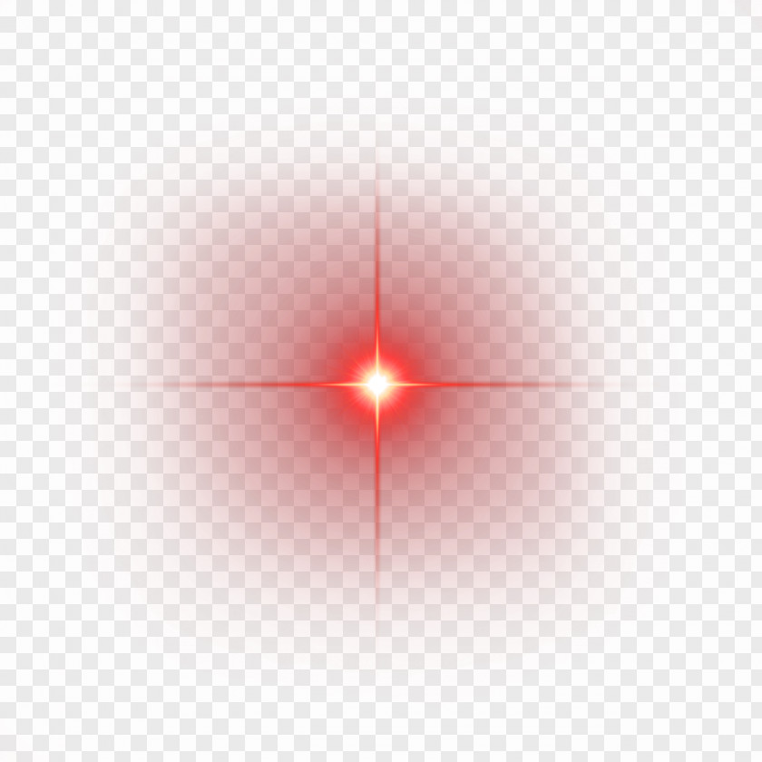 Red Shine Light Effect Element Line Angle Point PNG