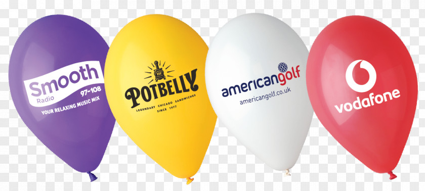 Balloon Printing Brand Latex Logo PNG