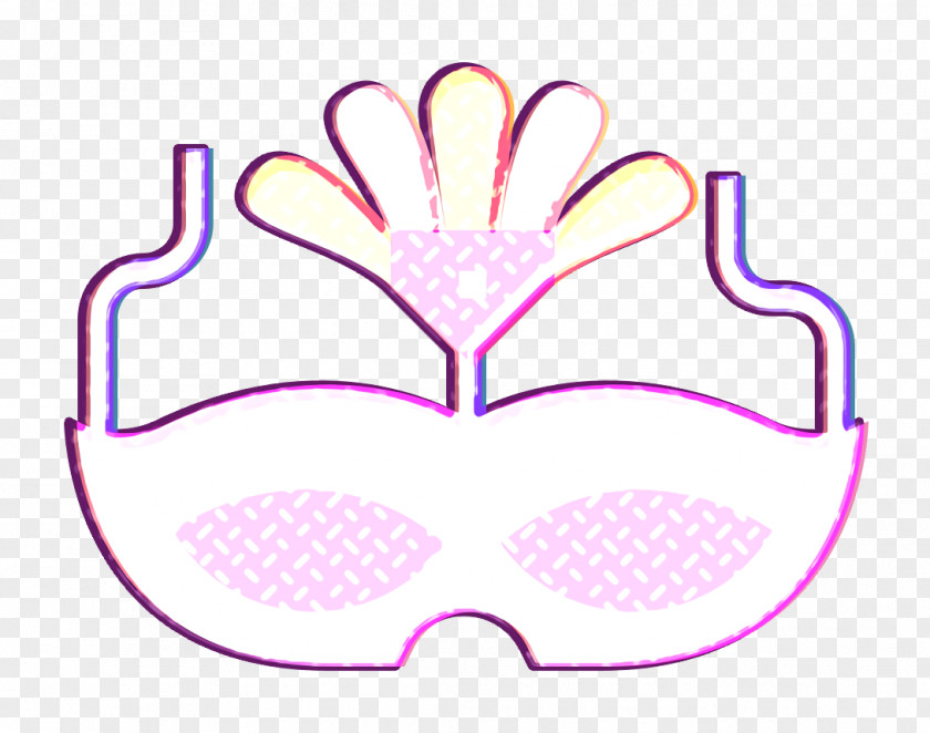 Carnival Mask Icon Prom Night PNG