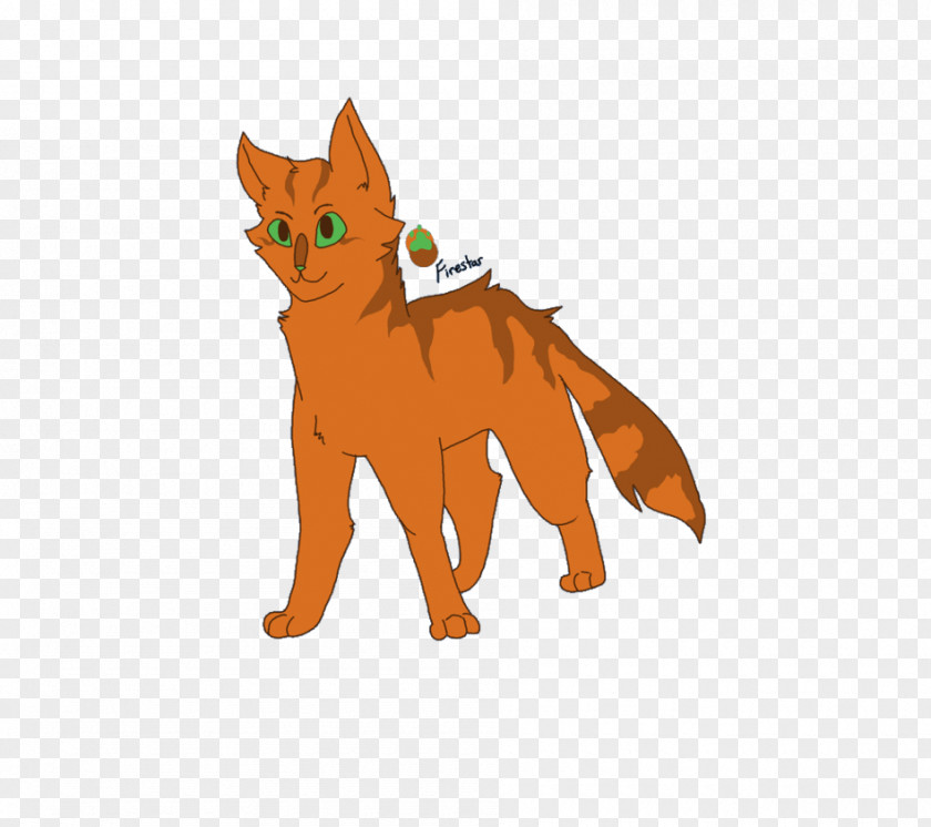 Cat Red Fox Firestar Warriors Character PNG