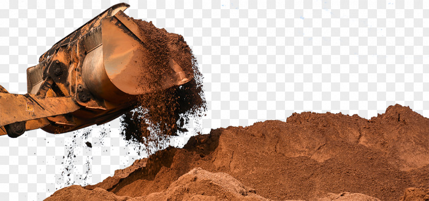 Dirt Digging Heavy Machinery Excavator Construction Bulldozer Loader PNG