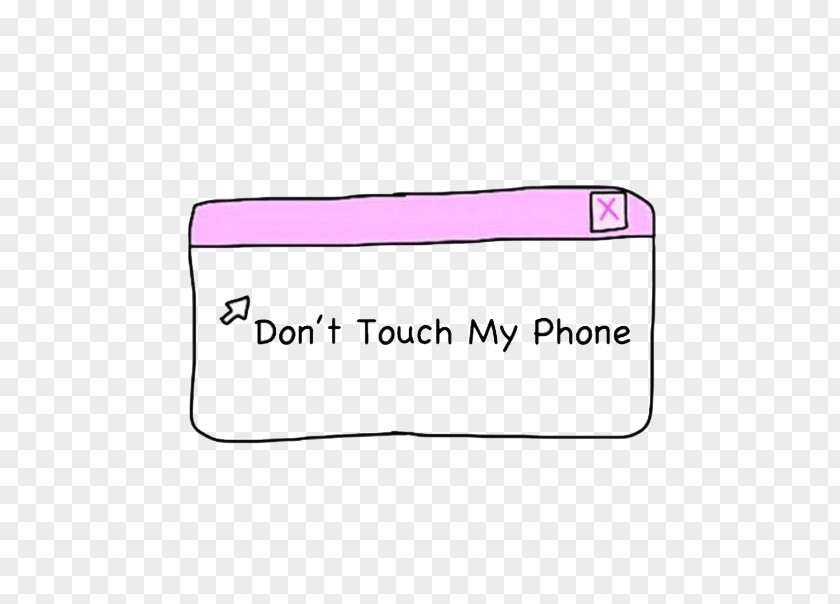 Do Not Touch The Phone Logo Illustration PNG