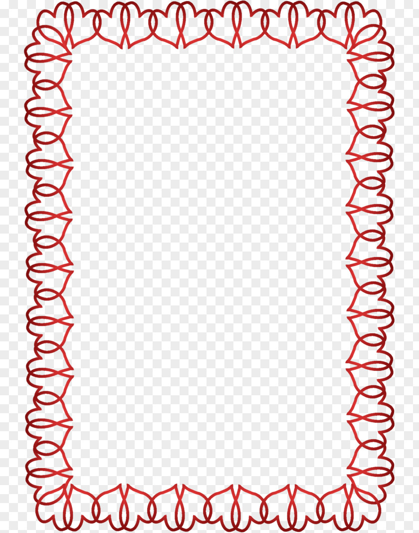 Free Heart Border Valentines Day Right Of Clip Art PNG