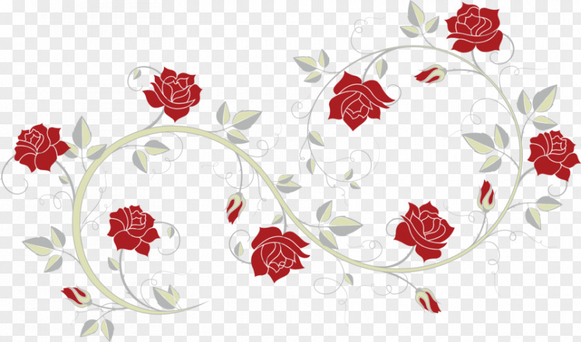 Garden Roses Digital Image Vignette Clip Art PNG