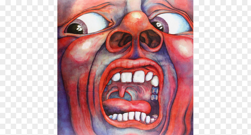In The Court Of Crimson King LP Record Progressive Rock PNG
