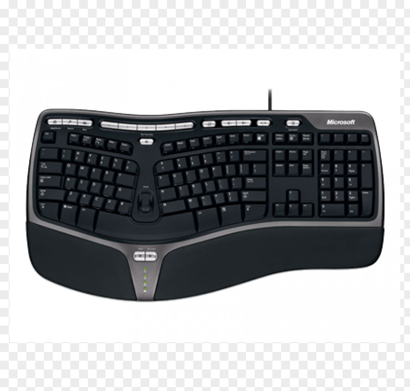 Microsoft Computer Keyboard Natural Ergonomic 4000 Polonais PNG