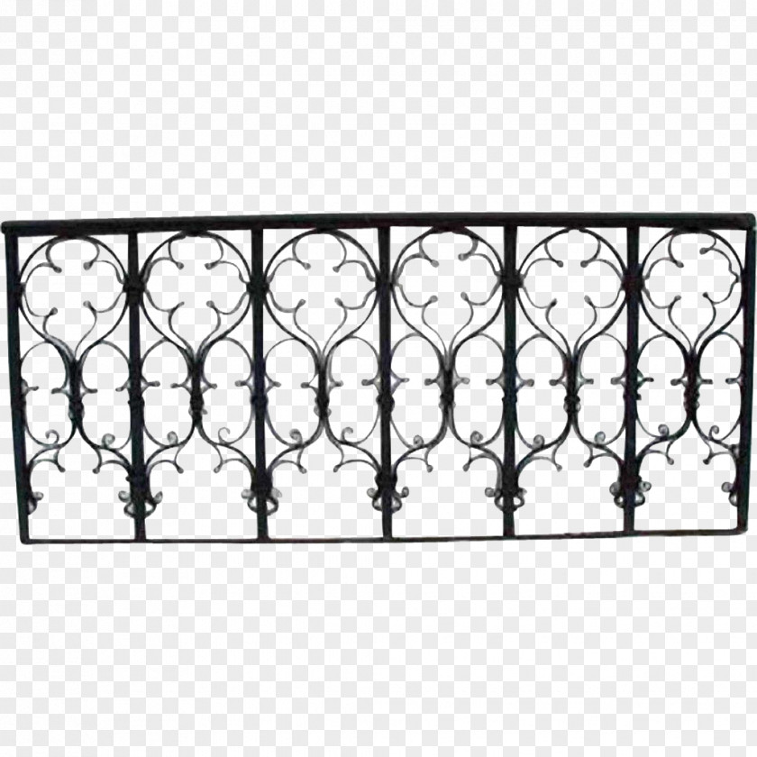 Balcony Wrought Iron Grille Gothic Revival Architecture PNG