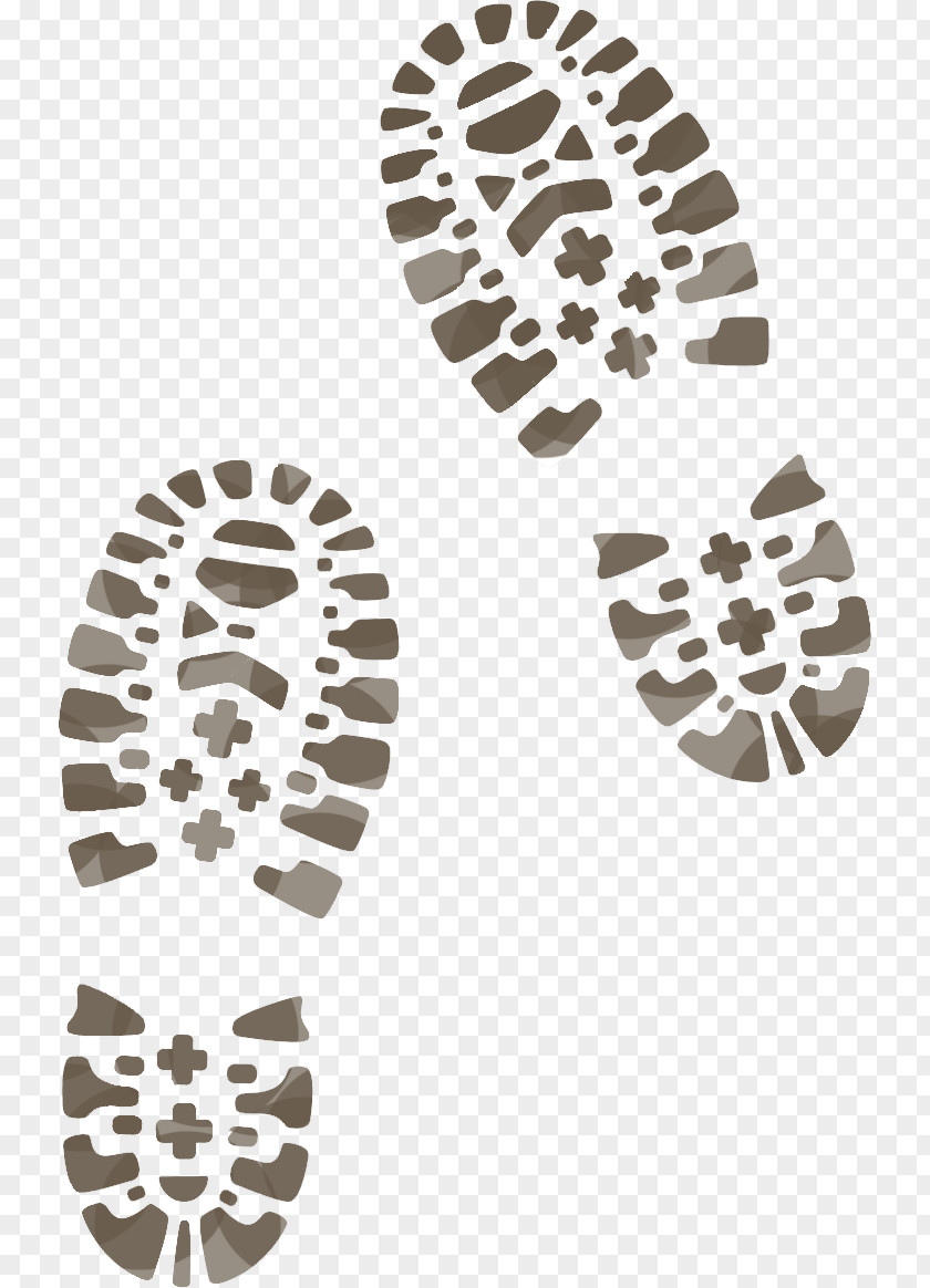 Footprint T-shirt Hiking Boot Clip Art PNG