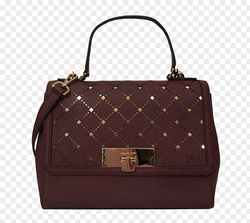 MichaelKors Michael Kors Shoulder Messenger Bag Red Wine Handbag Designer PNG