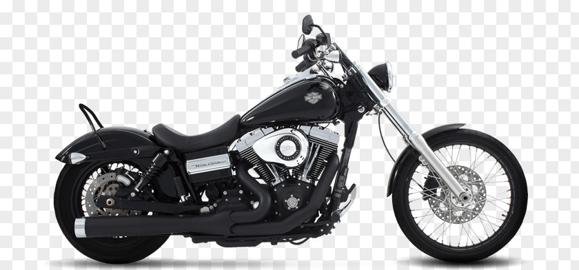 Motorcycle Exhaust System Harley-Davidson Super Glide Muffler PNG