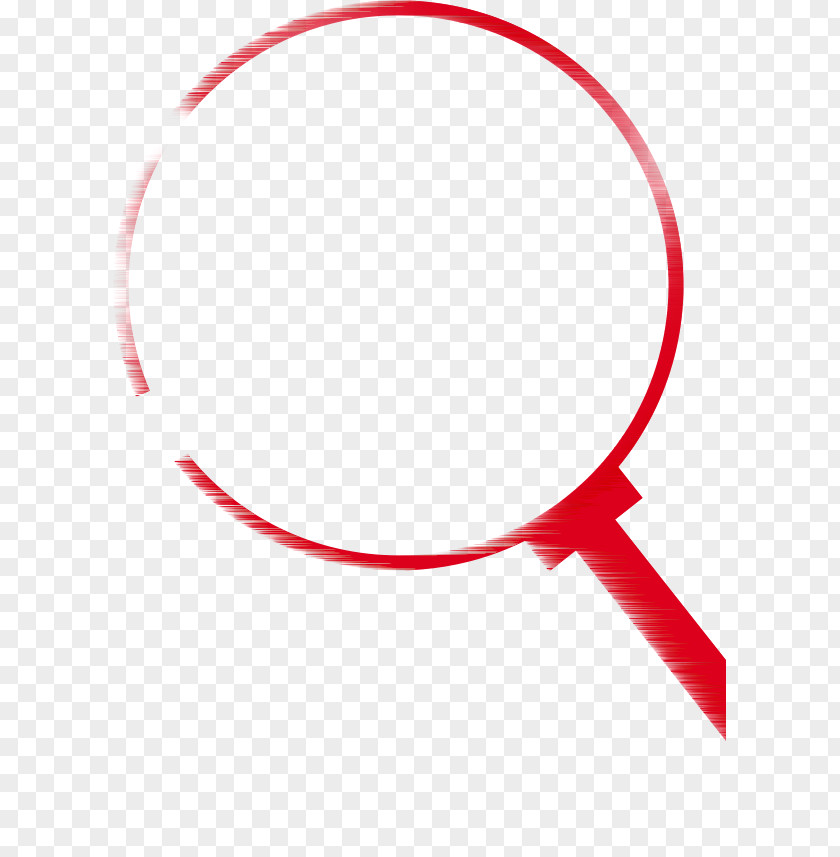 Red Magnifying Glass Pattern PNG