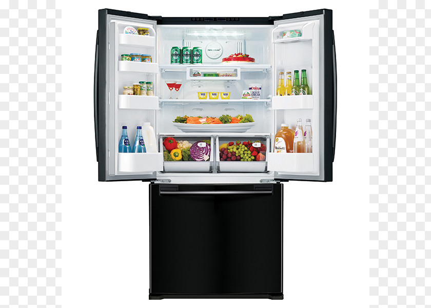 Refrigerator Cubic Foot Ice Makers Samsung RF20HFENB Frigidaire Gallery FGHB2866P PNG