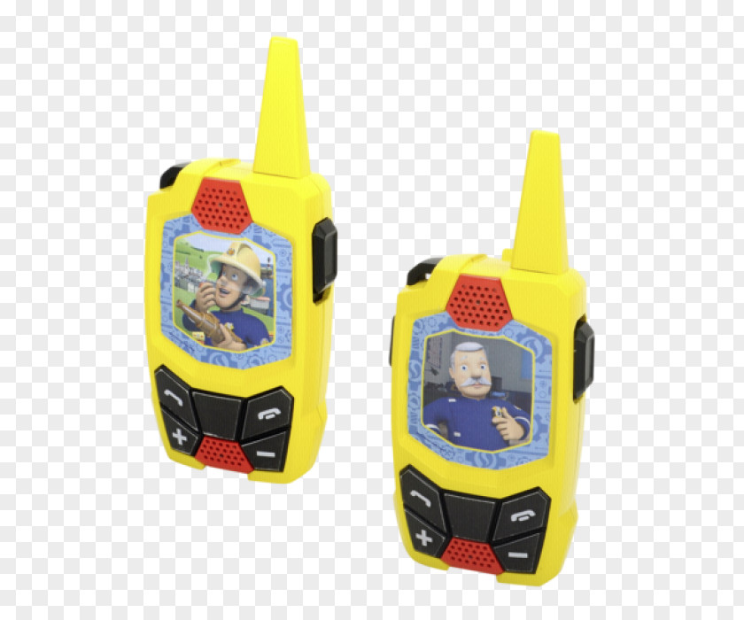 Fireman Sam Walkie-talkie Two-way Radio Firefighter Simba Dickie Group Toy PNG