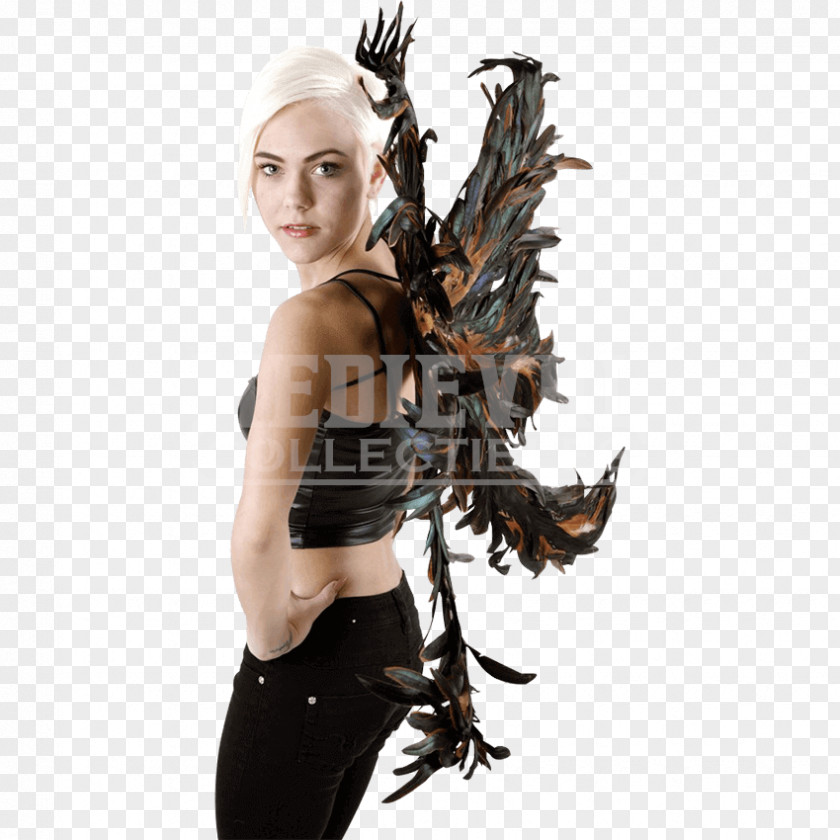 Green Fairy Wings Long Hair Stock Photography PNG