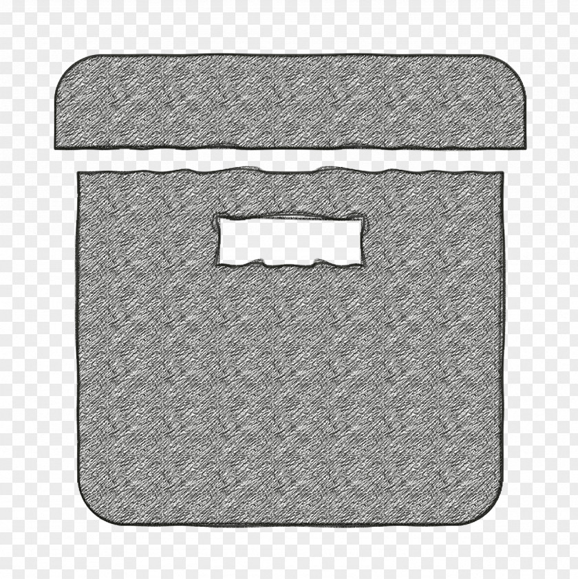 Metal Beige Box Icon PNG