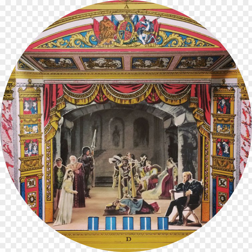 Toy Pollock's Museum Globe Theatre, London Hamlet Theater PNG